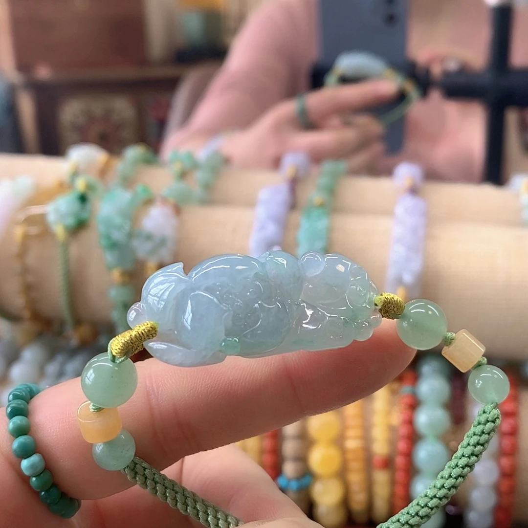 翡翠未镶嵌挂件翡翠手牌