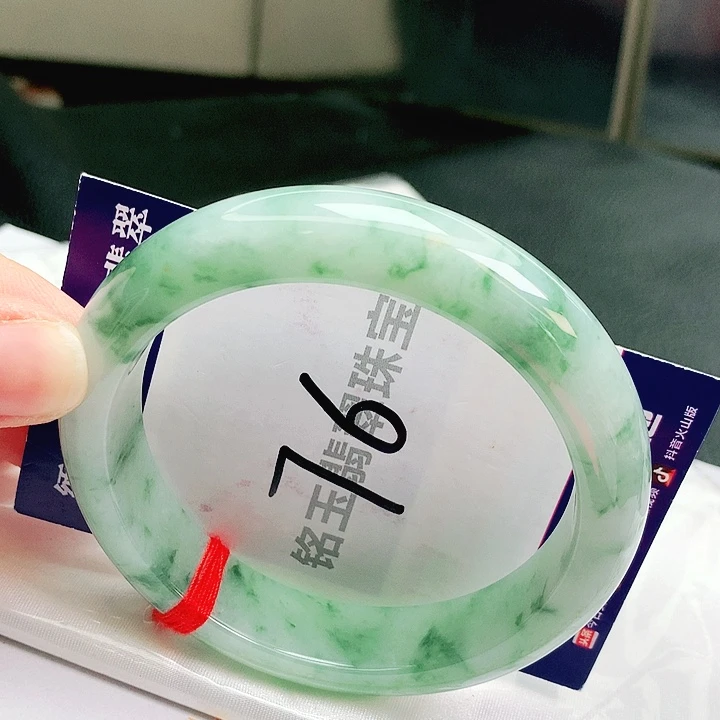 翡翠未镶嵌手镯缅甸天然a货翡翠手镯