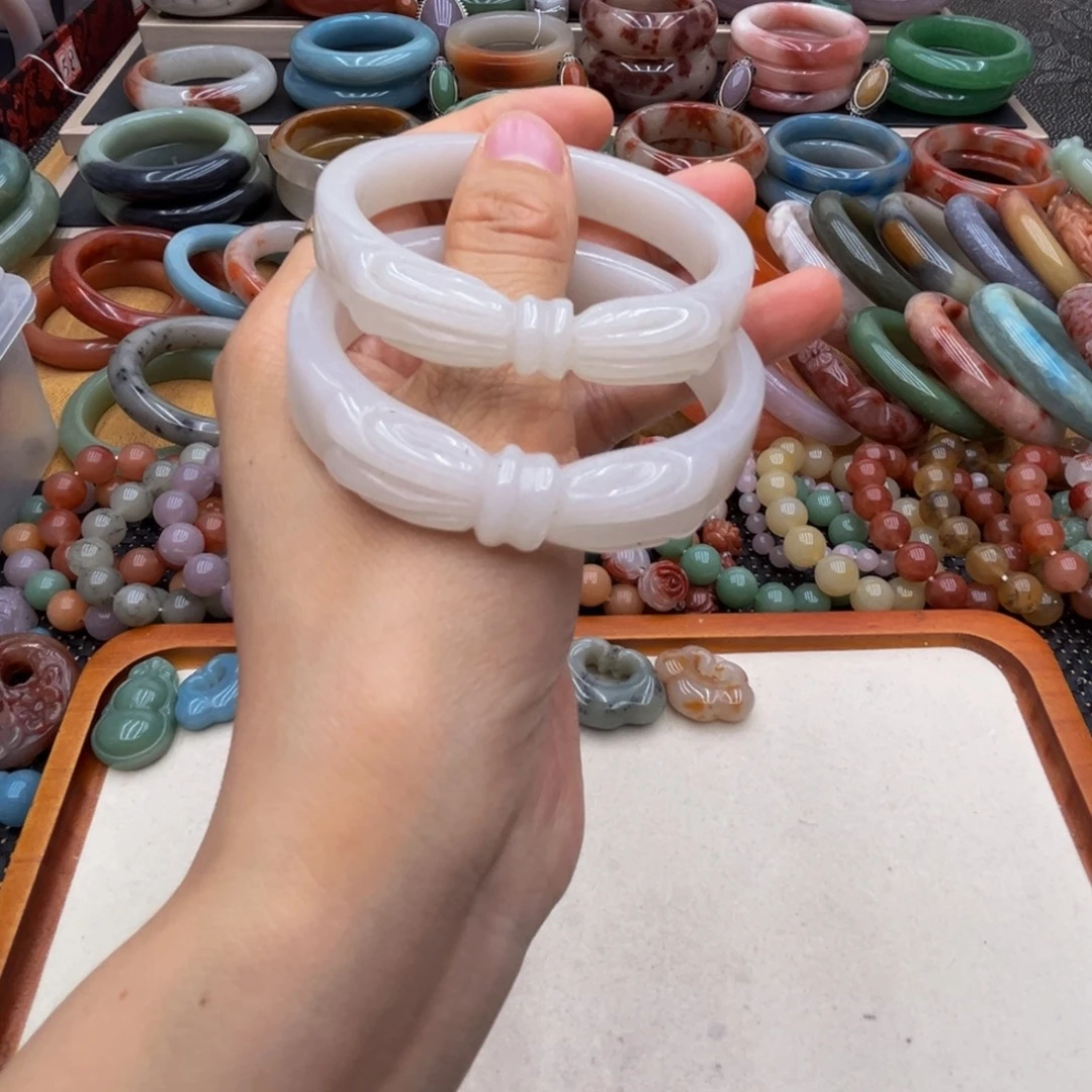 石英质玉未镶嵌圈口54/56