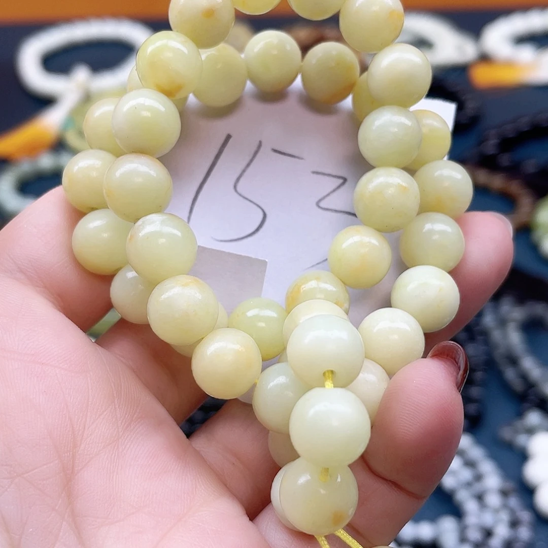 未镶嵌蛇纹石玉手串