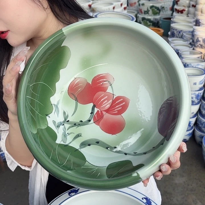 瓷片口径33厘米 高度15厘米