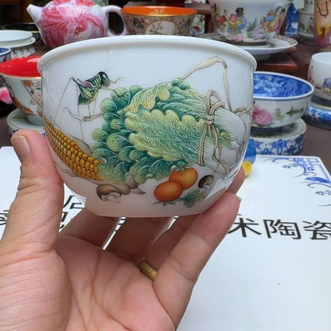 S***宁景德镇手工手绘展示
