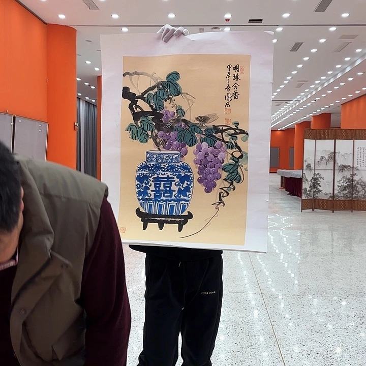 国画画家窦凤展先生去伪存真原作