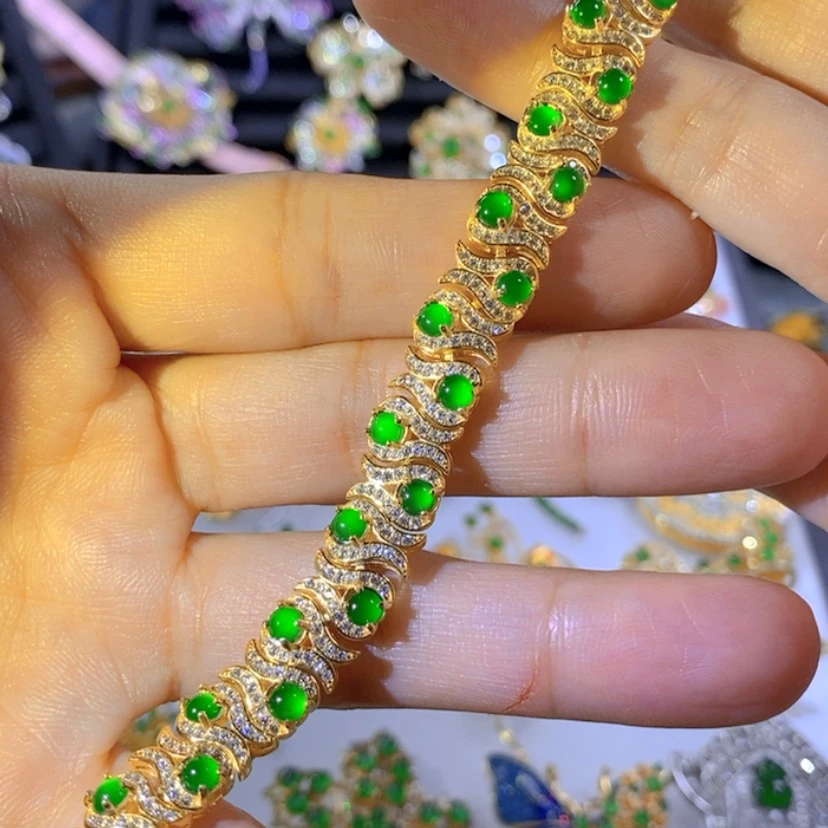 【闪购商品】银S925镶嵌把件翡翠