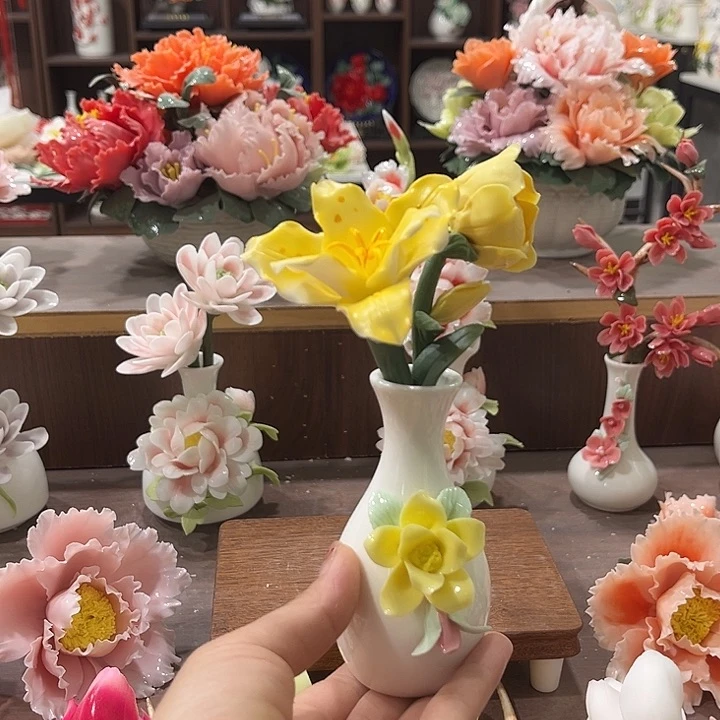 瓷片陶瓷工艺品摆件