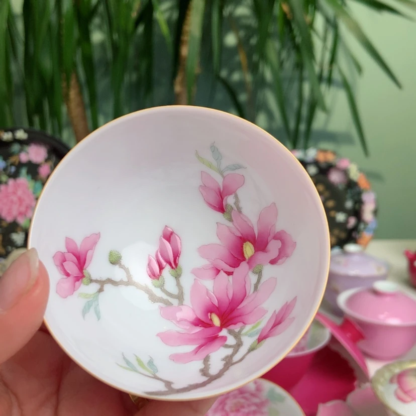 【闪购商品】囍****沅胭脂红渐变杯子