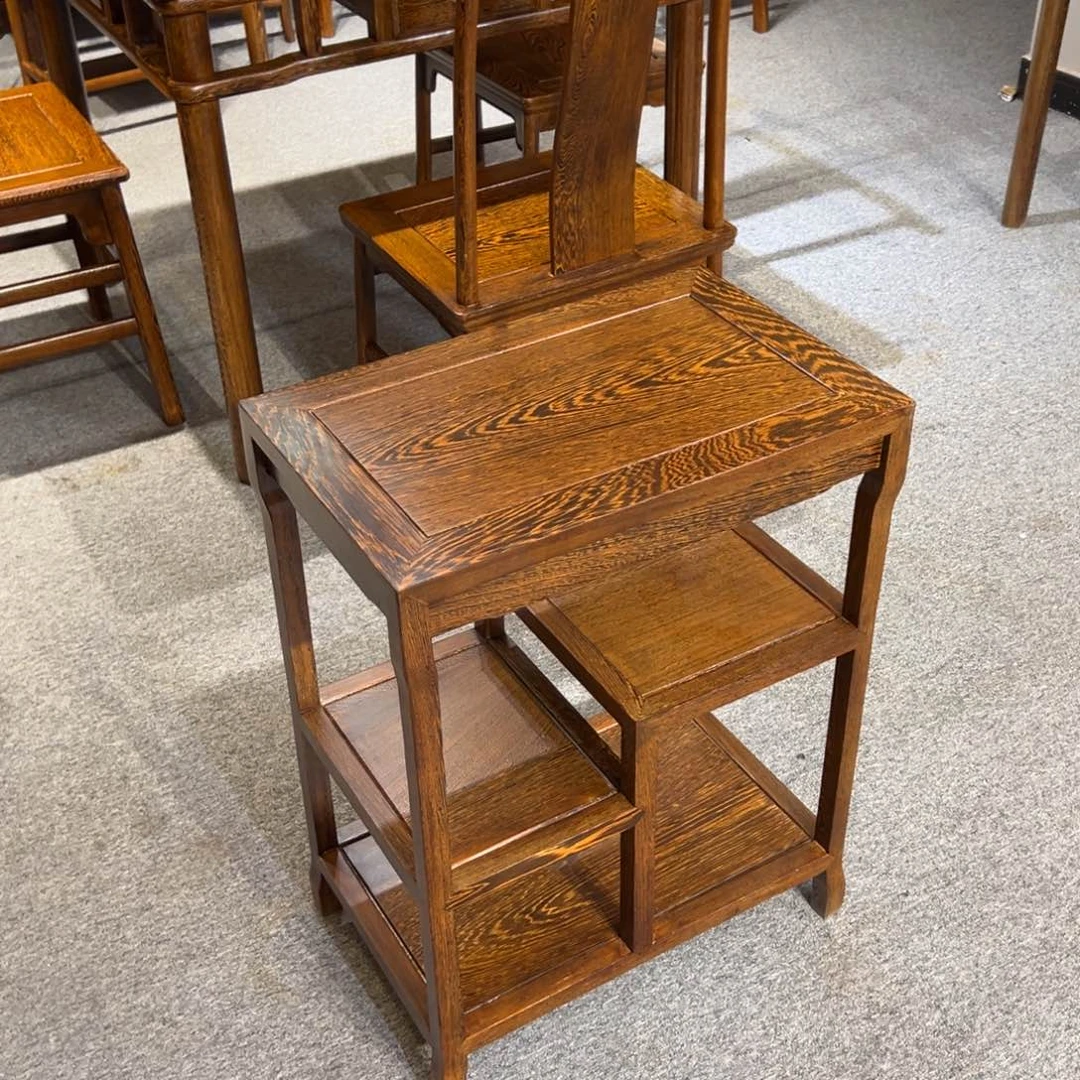 成套家具鸡翅木类鸡翅木小置物架55/32/66