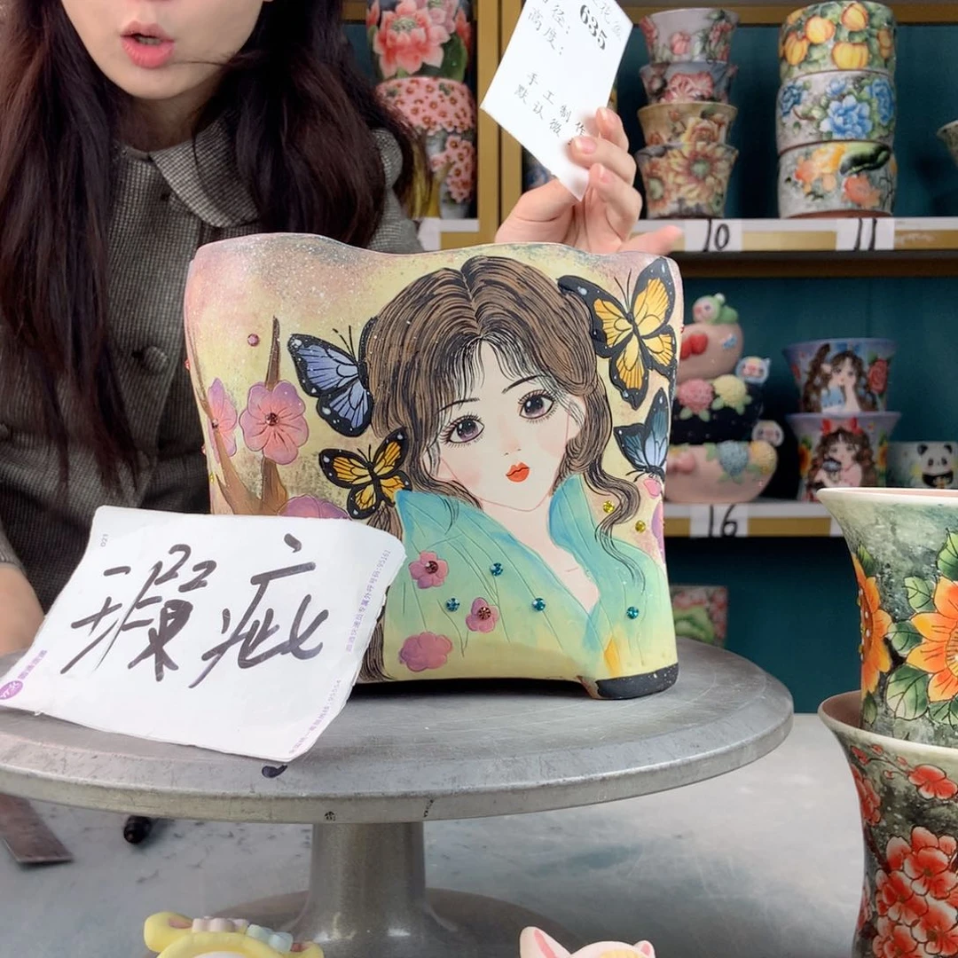 罐景德镇手工瑕疵635