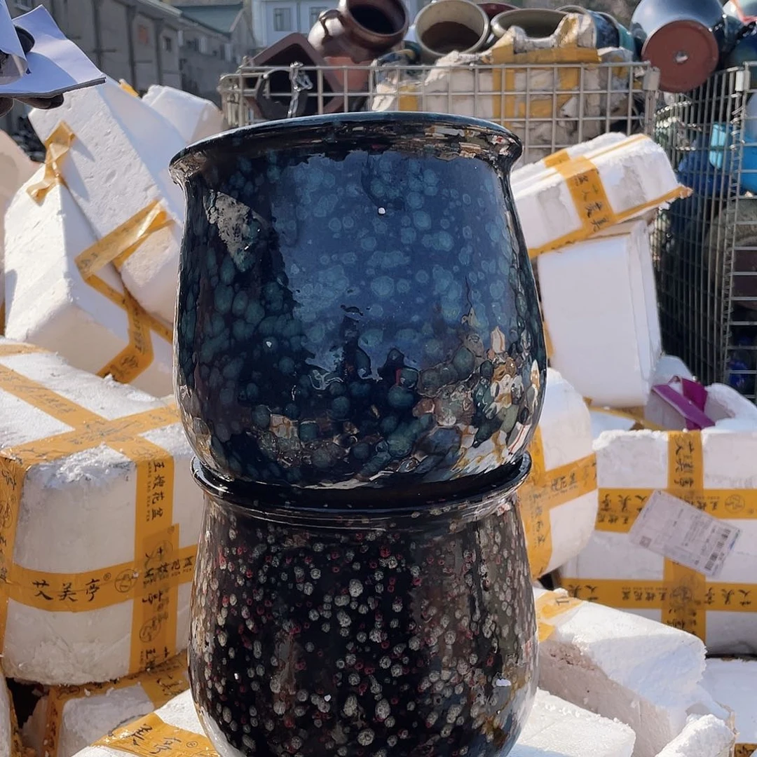 红陶王嫂花盆0216-886