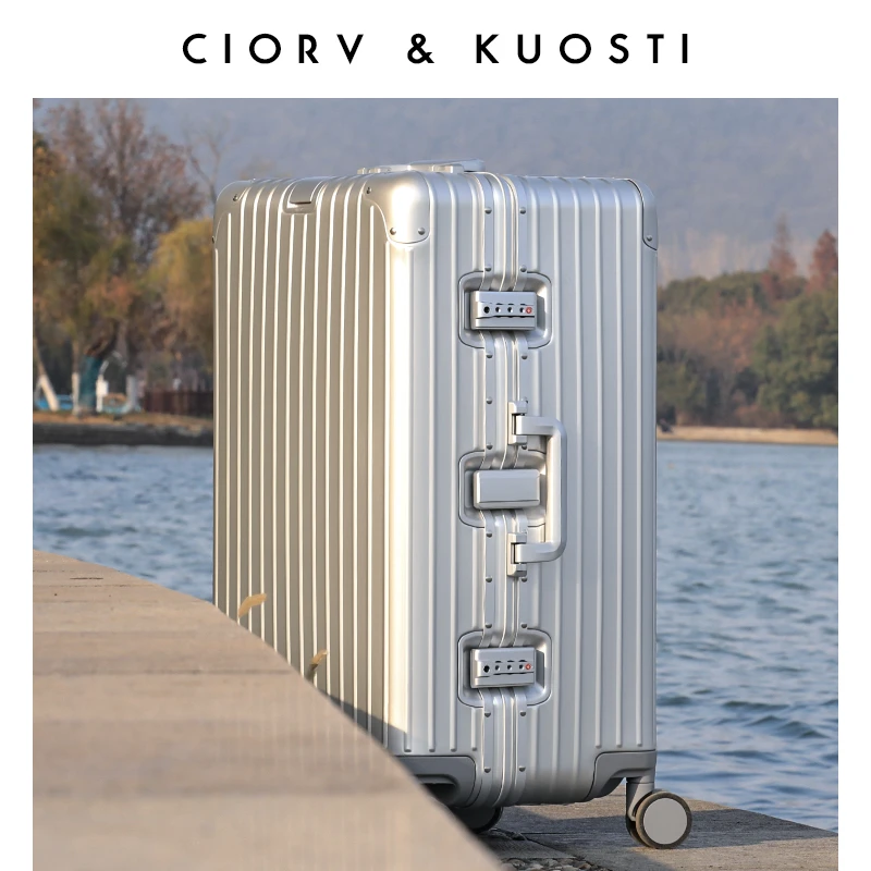 CiorvKuosti全铝镁合金拉杆箱2025新款行李箱男女大容量旅行箱子