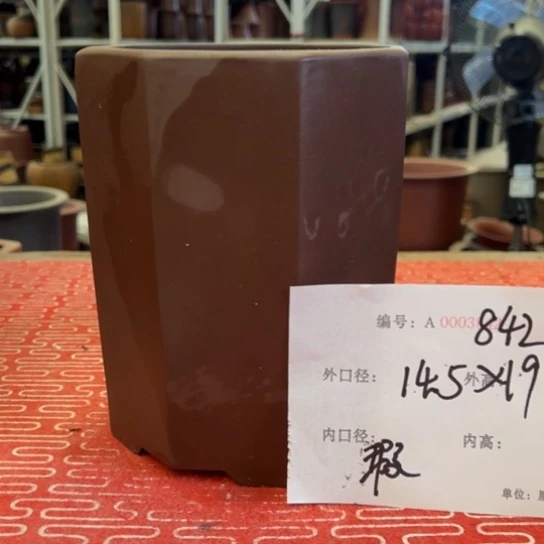 紫砂花盆紫紫砂盆