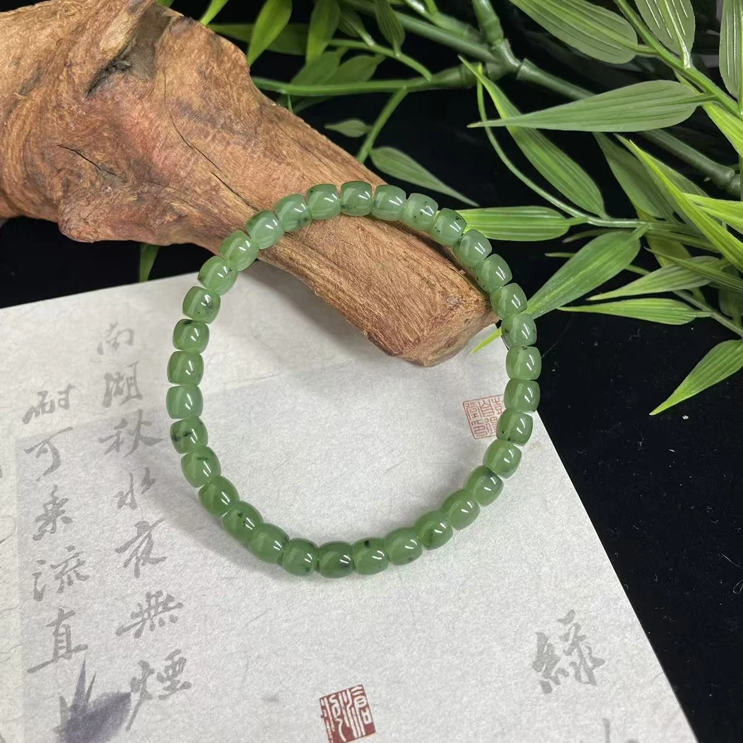 【润家玉】和田玉老型手串约卡6mm多样性发其一 R99-171