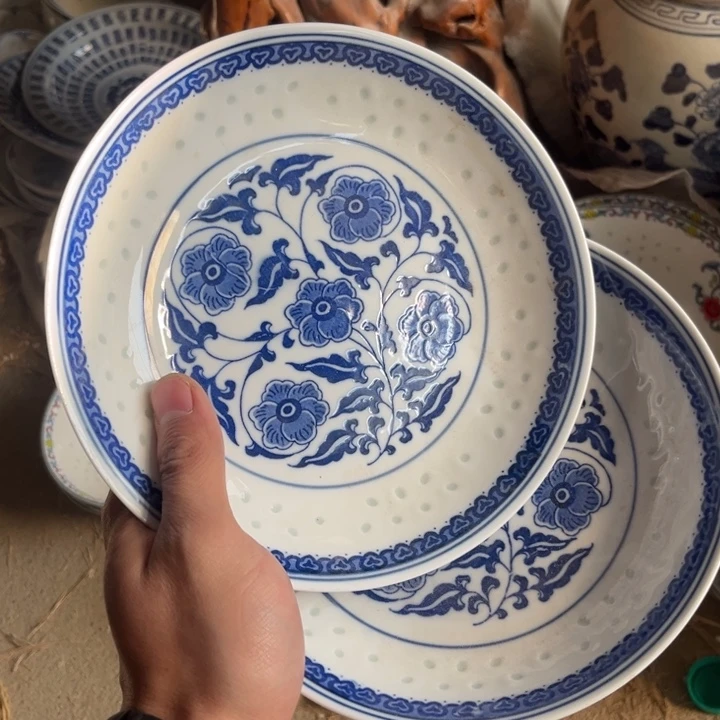 碗陶景德镇高温细白瓷餐具