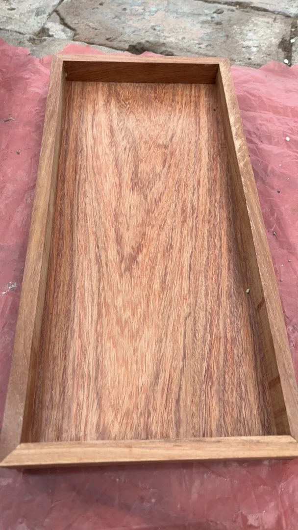 缅甸花梨茶盘 无漆无蜡