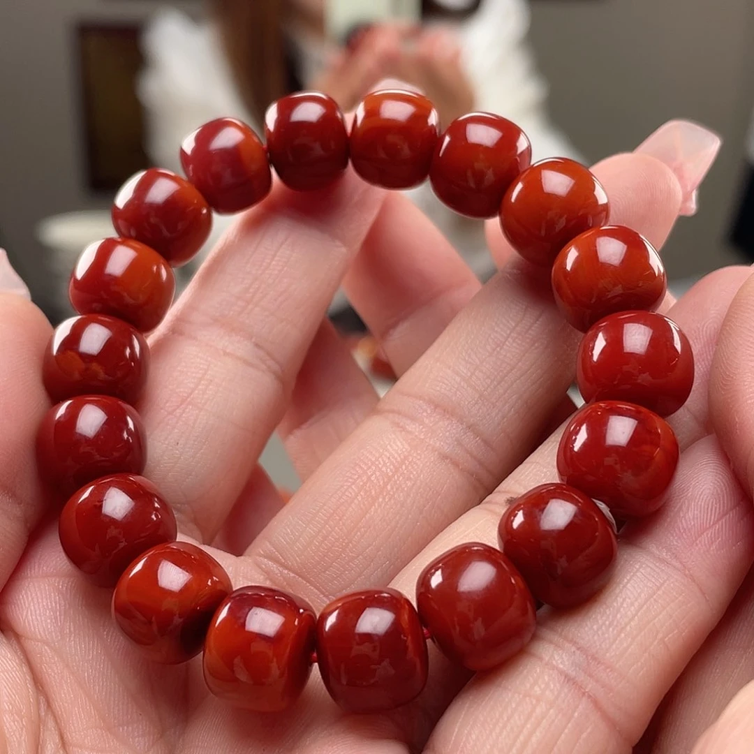 南红玛瑙颈饰未镶嵌