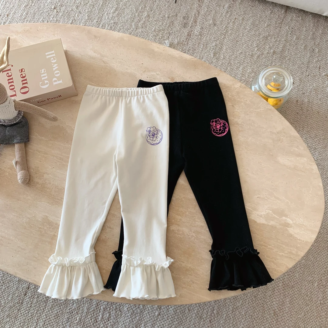 MY LITTLE PONY/小马宝莉花边喇叭裤卡通亲子百搭儿童洋气亲子装