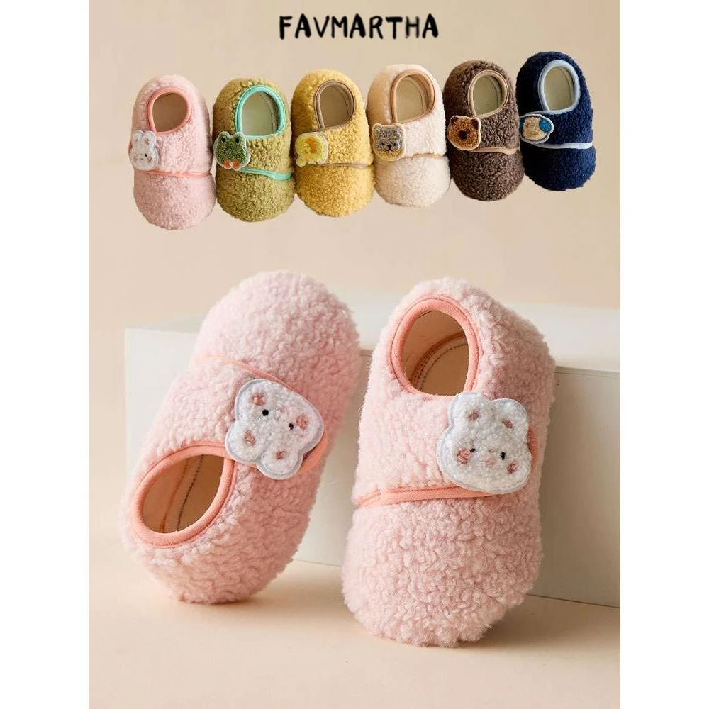 秋冬宝宝地板袜加绒加厚防滑厚底儿童居家室内婴儿学步爬爬垫袜套