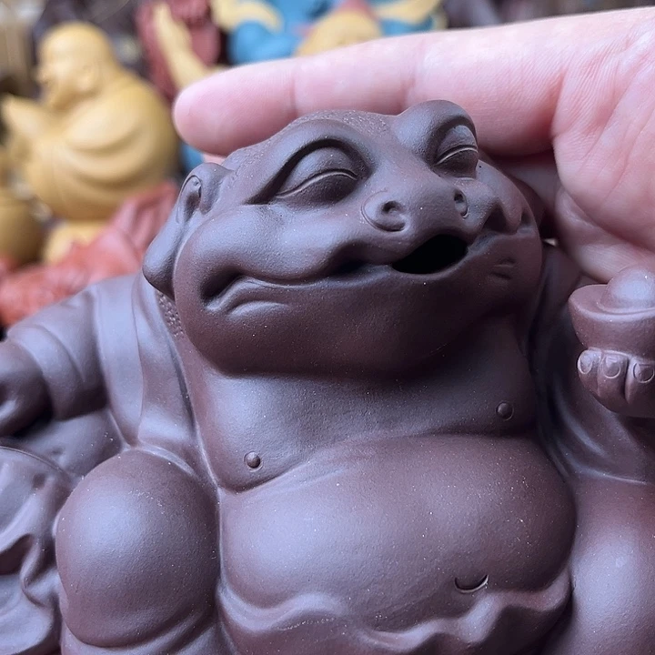 紫砂茶宠凤***。紫砂蝉仙