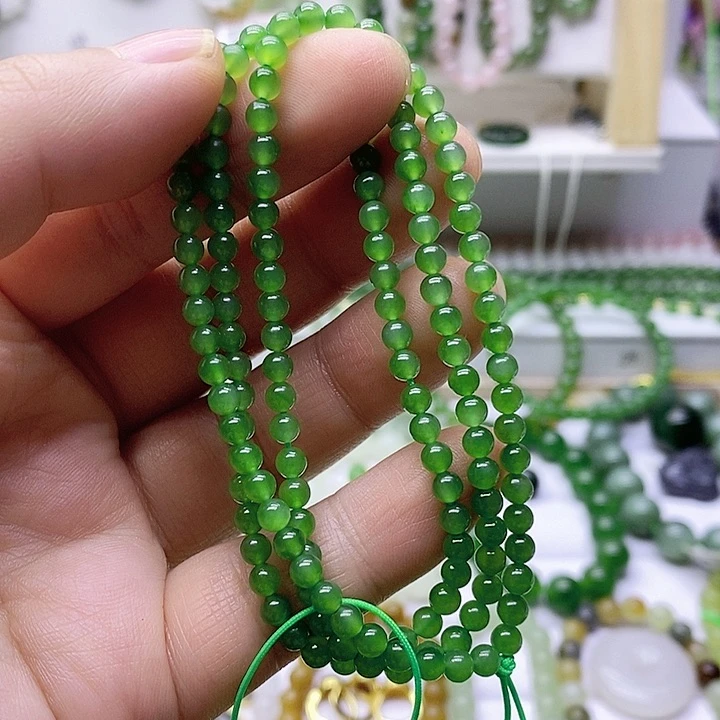 和田玉（碧玉）4项链未镶嵌