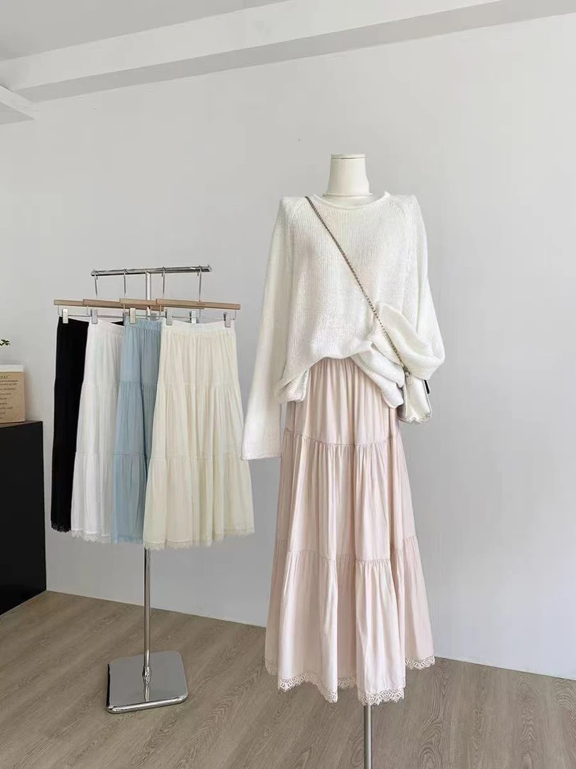 芦苇半身裙  直播间看款式下单