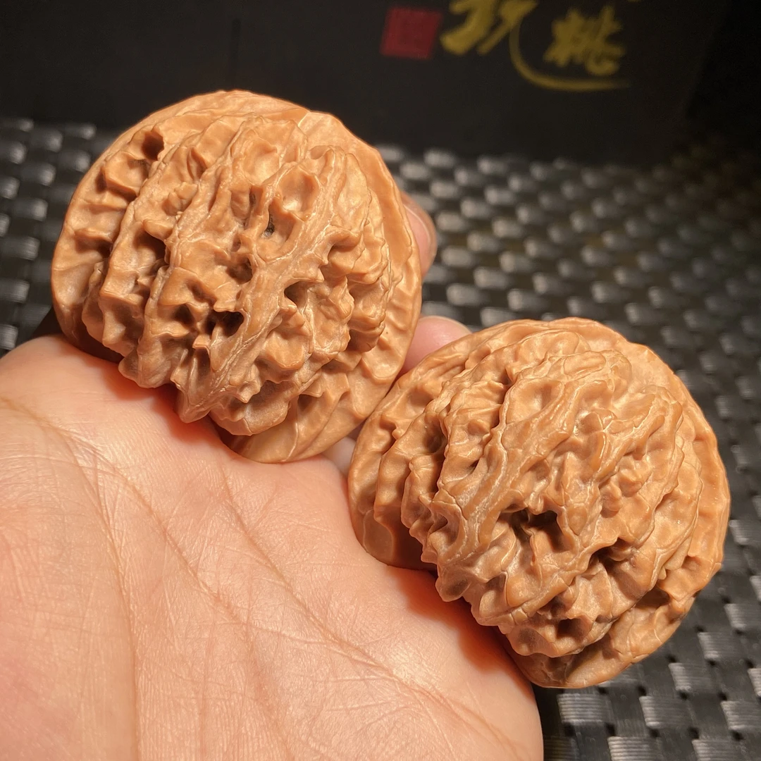 T159苹果园边44肚42高40文玩核桃把件一物一图男士盘玩精选