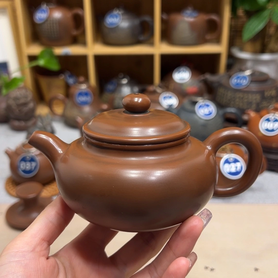 广西钦州坭兴陶仿古壶200cc