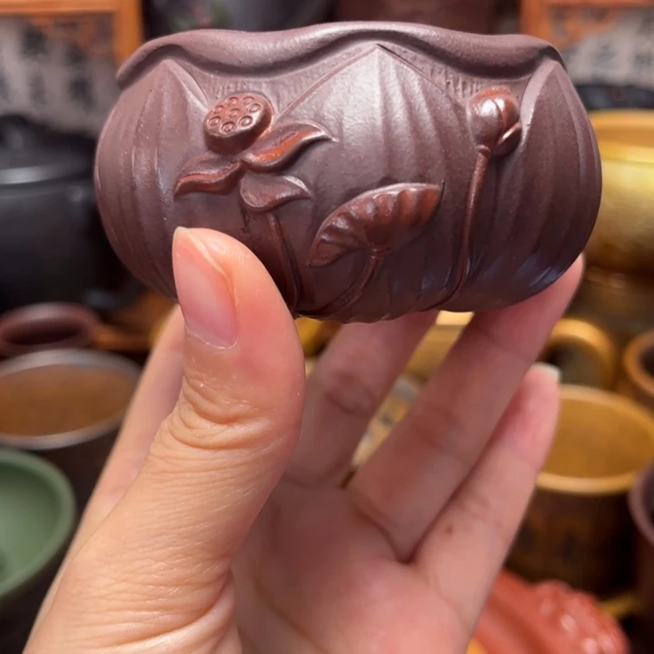 茶杯紫砂宜兴紫砂茶具正品