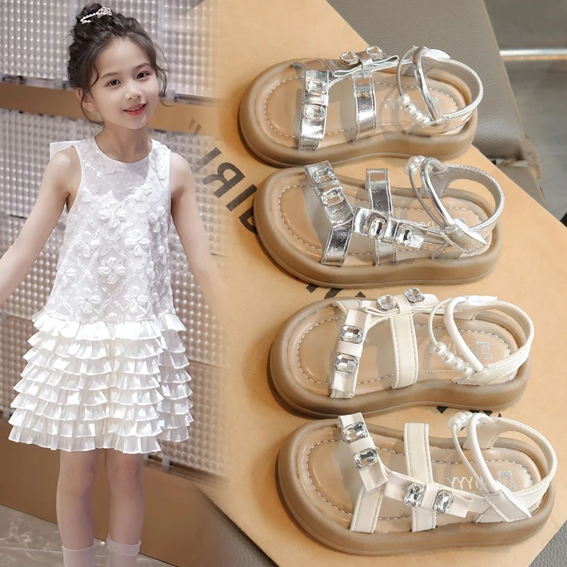 儿童女童凉鞋夏季软底公主鞋大童洋气时尚防滑网红韩版希尔库班20