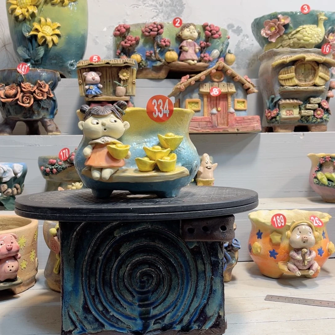 陶瓷花*姐334 号陶然花器直播间