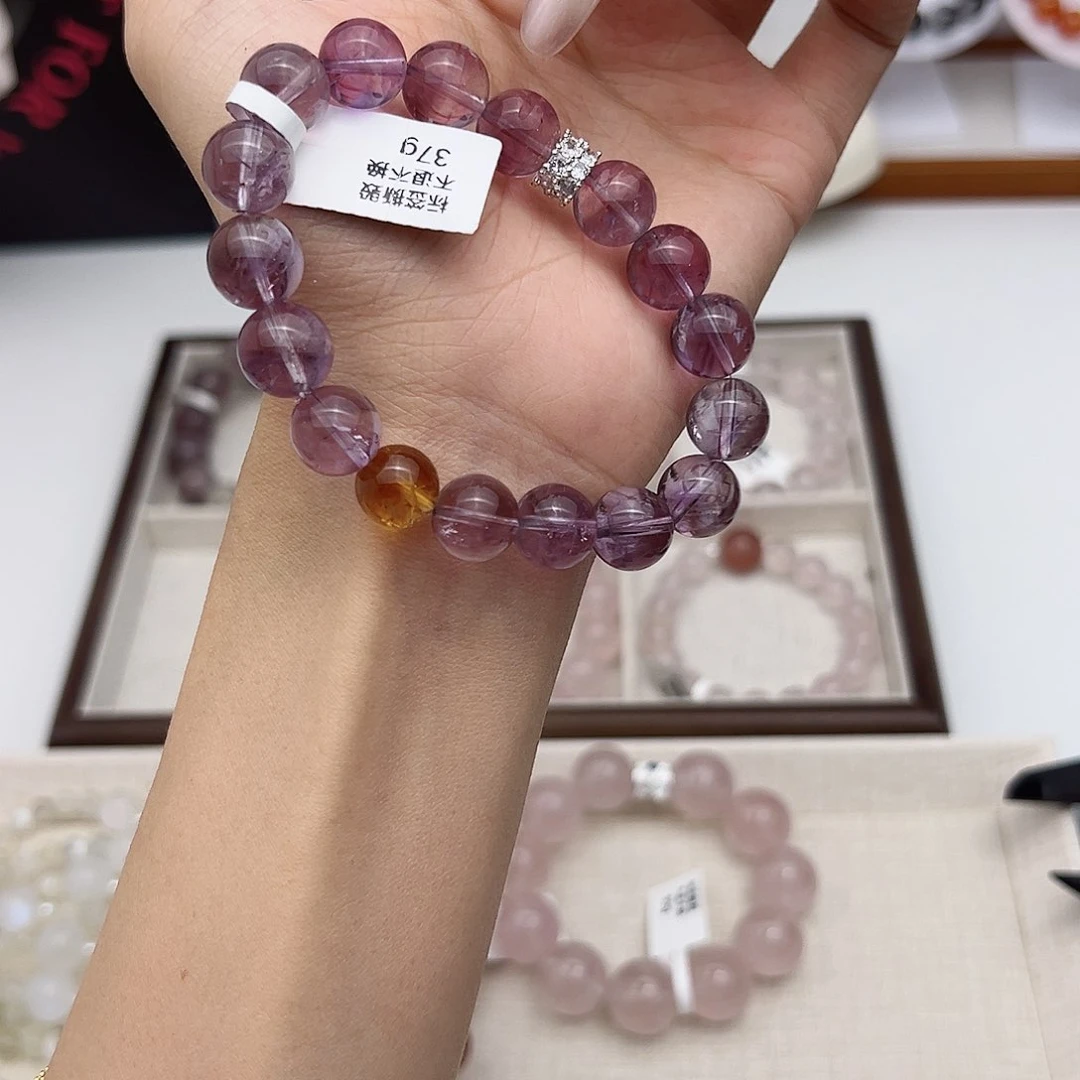 水晶手链未镶嵌我****你首单福福 48小时鉴赏