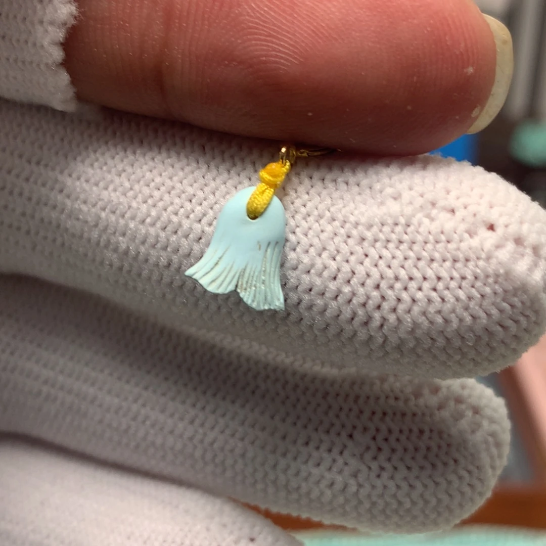 绿松石未镶嵌挂件