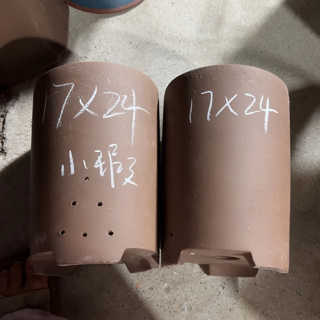 紫砂花盆宜兴紫砂花盆源头2只