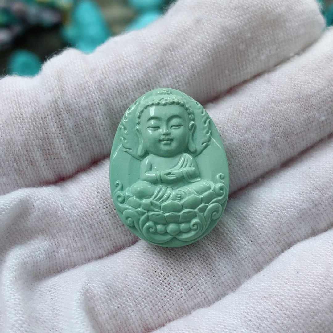 绿松石未镶嵌珠宝半成品