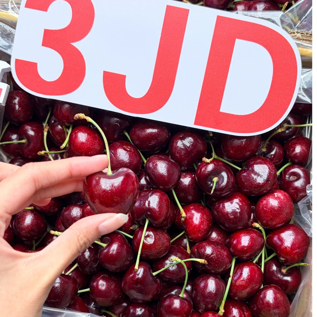 【配送到家】新鲜水果 海运 冰 3JD 车厘子一箱5斤装智利