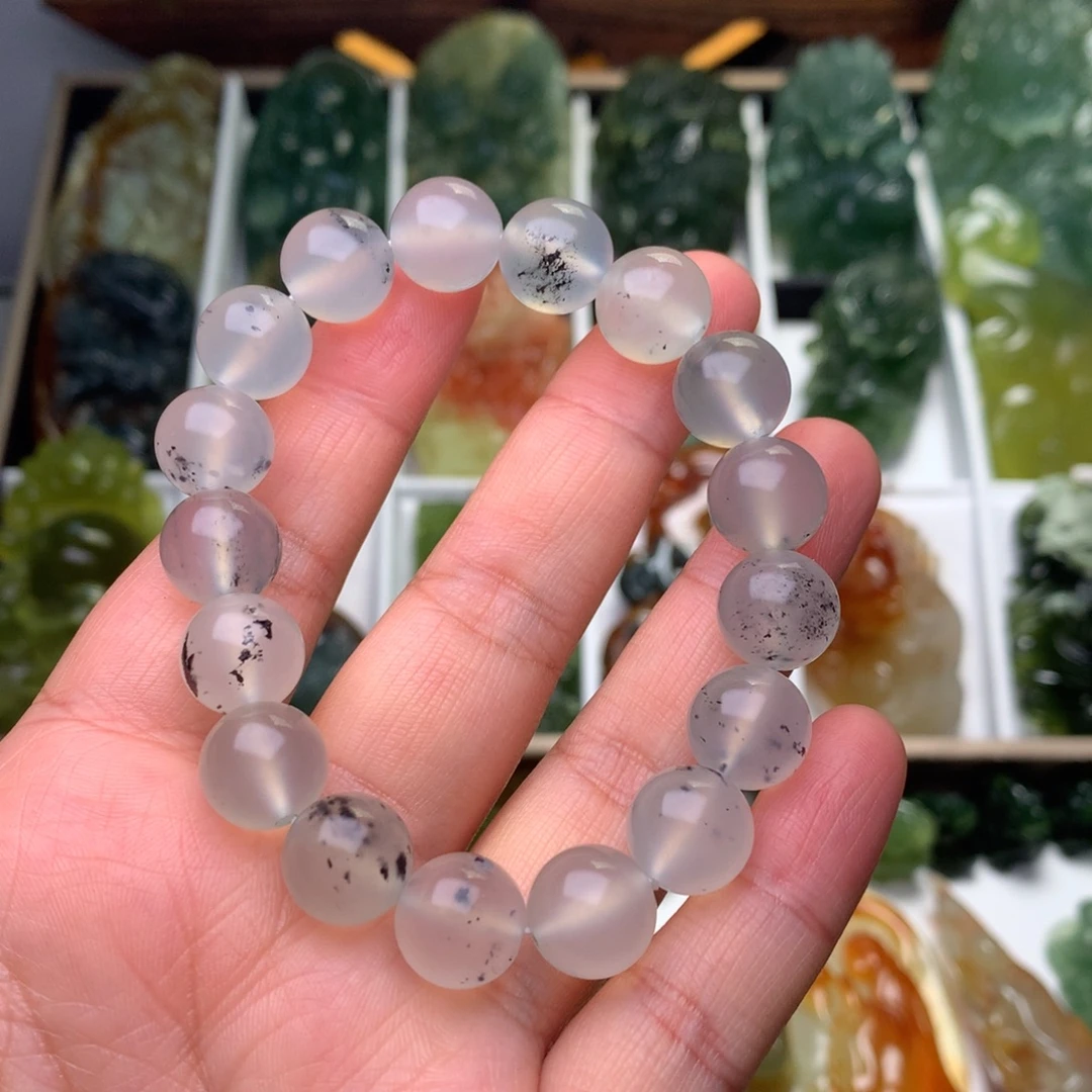 蛇纹石玉未镶嵌手串手串