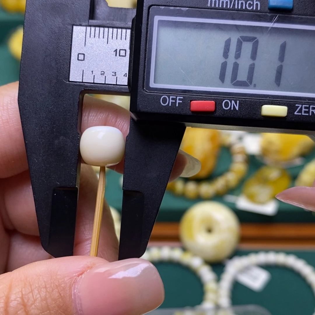 蜜蜡未镶嵌裸石单珠