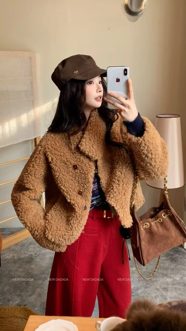 利达 NEW DADADA【静女其姝】时尚休闲百搭修身气质外套QHM2842