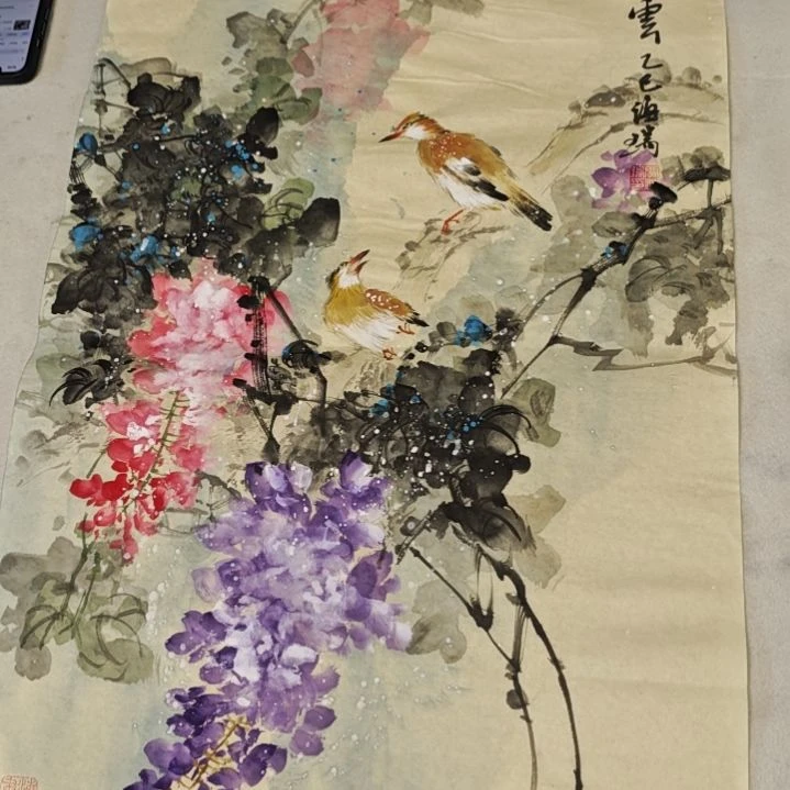 国画贾海瑞老师现场定制