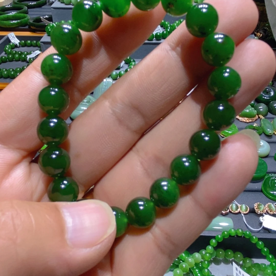 未镶嵌手链和田玉（碧玉）*️***