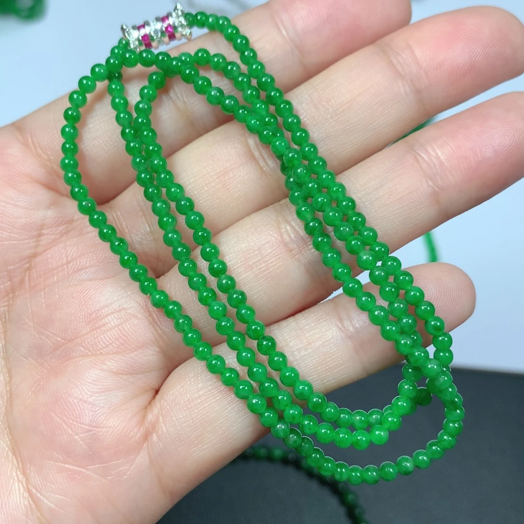 翡翠未镶嵌颈饰缅甸翡翠