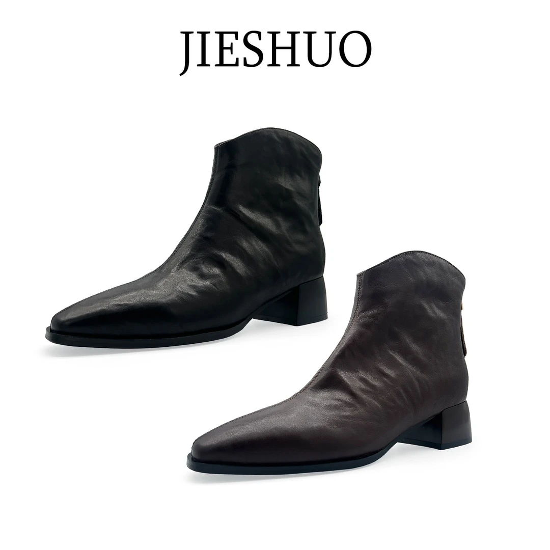 【潘文青专属】香港JS轻奢时尚女鞋短靴WP3982