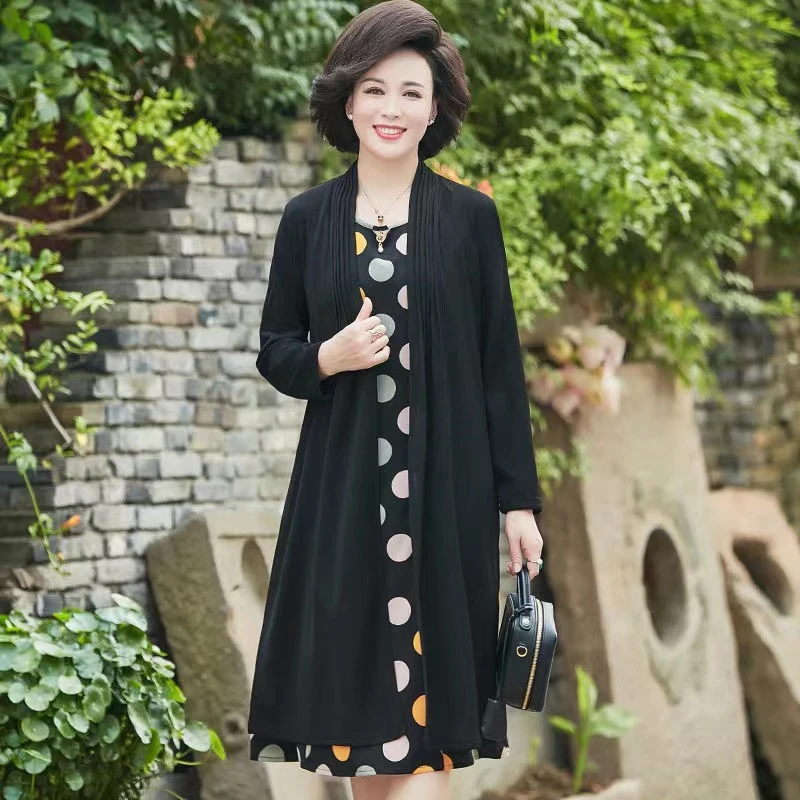 【桃姐宠粉】M1260女装连衣裙气质时尚休闲百搭中长款裙子