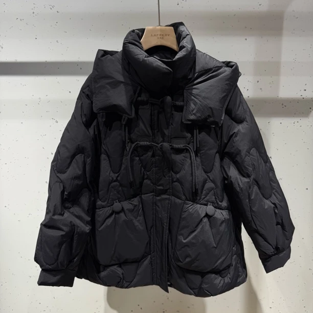 【方圆服饰反季专场】小辣椒纽扣韩版休闲简约羽绒服