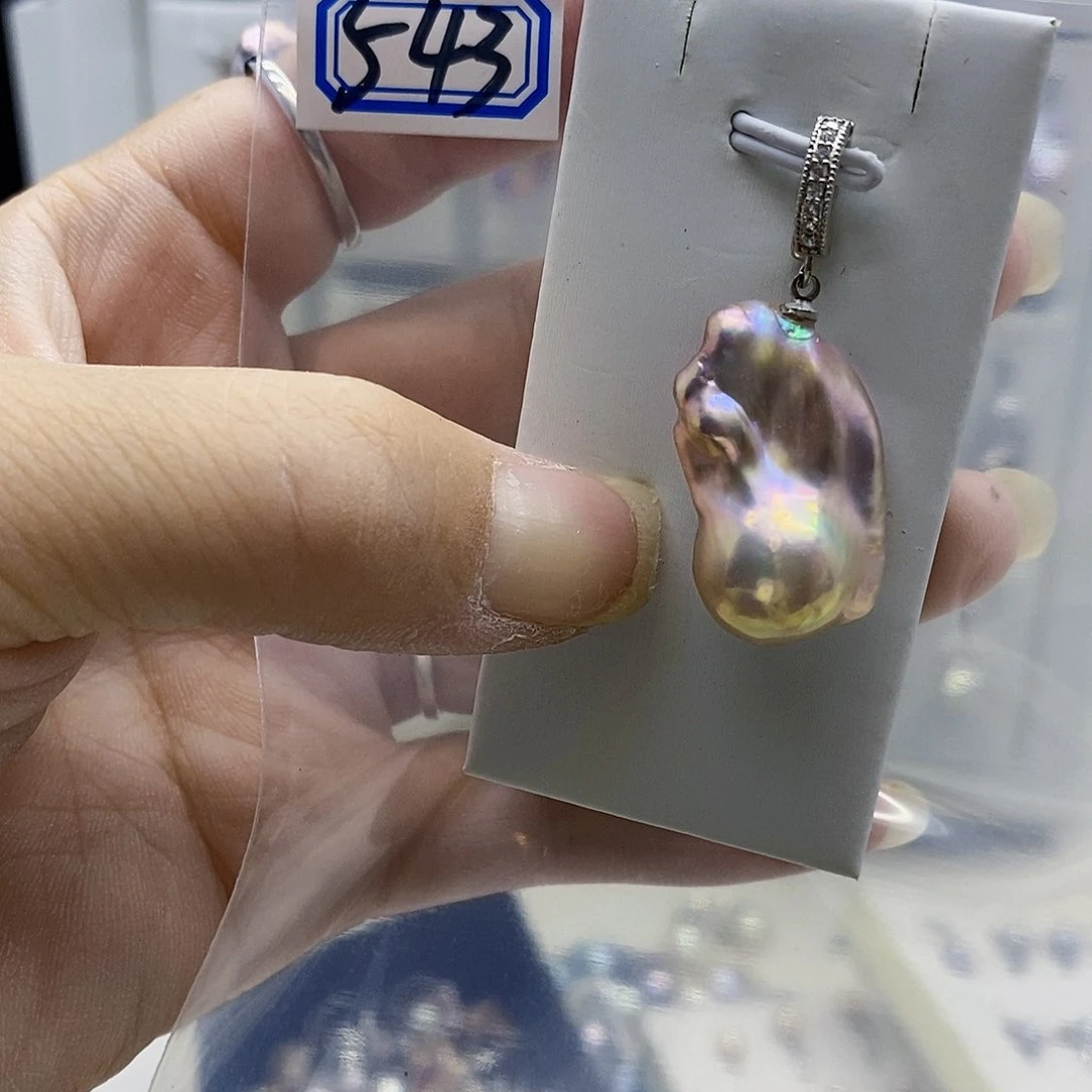 颈饰合金淡水珍珠