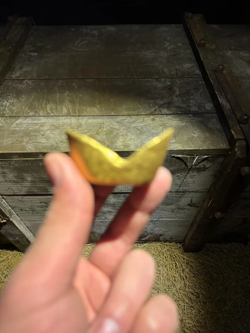 1个家具摆件 47黄锭精美摆件  精美摆件  现代复古摆件