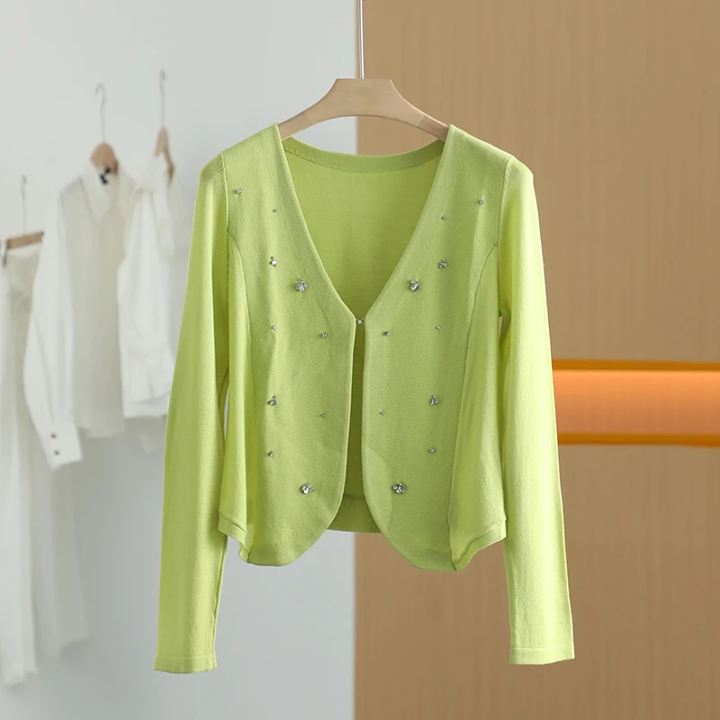 【唐长老自营】货号Y0220女装春秋新款时尚针织开衫YL