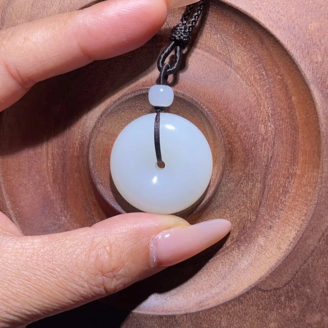 未镶嵌手链和田玉天***雪卡26.6