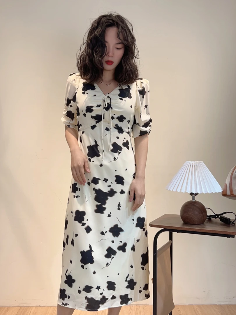 温柔风仙女连衣裙
