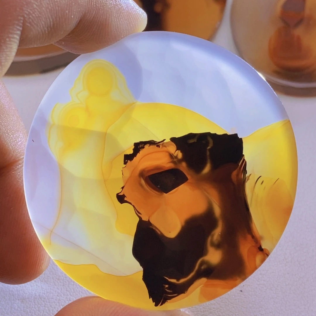 6***0玛瑙/玉髓吊坠(不含链)未镶嵌