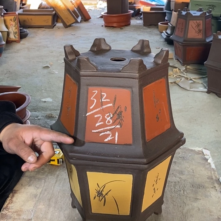 紫砂花盆紫砂紫砂